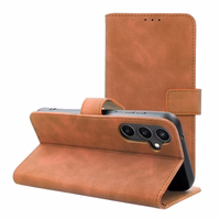 TENDER grāmatas viedtālruņa apvalks SAMSUNG S23 FE brūns