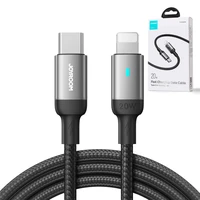 Joyroom Extraordinary Series A10 Lightning / USB-C PD 20W kabelis 1.2 m - melns
