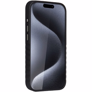 Audi Sintētiskās ādas viedtālruņa apvalks ar Magnētisko iPhone 15 Pro - sarkans