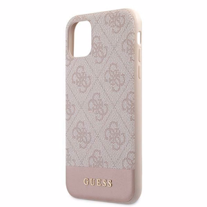 Guess 4G Stripe Collection viedtālruņa apvalks iPhone 11 / Xr 6.1" - Rozā