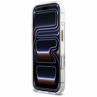 Guess IML Glitters Script Siksniņa MagSafe Maciņš for iPhone 17 Pro - Clear