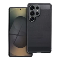 Oglekļa šķiedras viedtālruņa apvalks SAMSUNG S25 Ultra melns