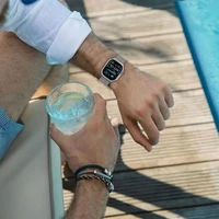 Tech-Protect Milano siksniņa Apple Watch 6 / 7 / 8 / 9 / 10 / SE / Ultra 1 / 2 (44 / 45 / 46 / 49 MM) - titāna