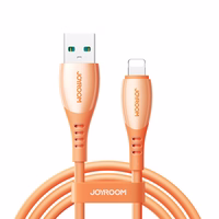 Joyroom S-A59 Vibrant Series 3A USB-A - Lightning kabelis 1.2m - oranžs