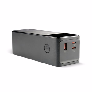 Powerbank 27 000mAh, 1x USB, 2x USB-C, 162,5W, QC4+, flashlight, LCD screen, black