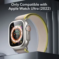 ESR Armorite 2 gabalu rūdītā stikla komplekts Apple Watch Ultra 49mm - titāna krāsas