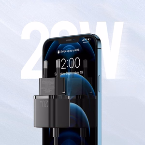 Joyroom ātrs sienas lādētājs USB Type C 20W Power Delivery Quick Charge 3.0 AFC melns (L-P202)