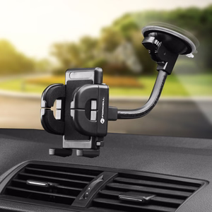 FORCELL F-GRIP Regular 17 cm auto turētājs vējstiklam / paneļim / ventilācijas atverei melns