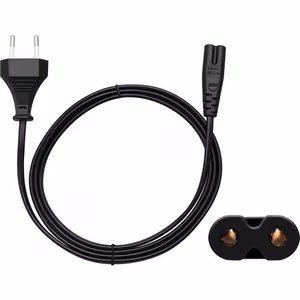Power cable for radio (2pin) 1.5 m black