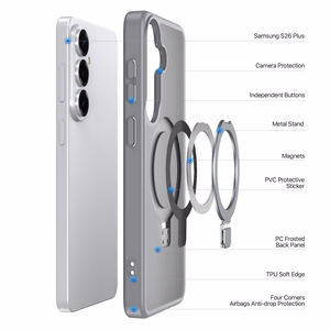 Case Dux Ducis Yind Magnetic Stand Samsung S947 S26 Plus grey