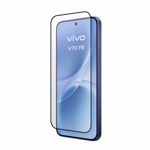 Crong 3D Armour Glass Lite pa visu virsmu līmējams rūdīta stikla ekrāna aizsargs Vivo V70 FE 5G