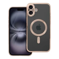 ELECTRO MAG COVER magnētiskais viedtālruņa apvalks, savietojams ar MagSafe, paredzēts IPHONE 16 Plus, brūnā krāsā