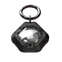 Tech-Protect Defense apvalks Apple AirTag 1/2 - melna