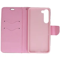 Fancy viedtālruņa apvalks Samsung Galaxy S23 Plus melna-rozā