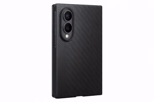 Магнитный чехол из арамидного волокна Samsung Galaxy Z Fold8 с 2 антибликовыми плёнками, чёрный