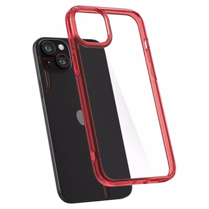 Spigen Ultra Hybrid viedtālruņa apvalks iPhone 15 Plus - sarkans