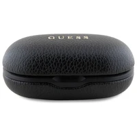 Guess Bluetooth austiņas GUTWSPGTSPSK TWS + dokstacija melnas/melnas graudains klasiskais logotips