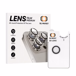 Aizsargstikls objektīvam Tel Protect 3D Lens Aramid Series viedtālrunim iPhone 17 Air caurspīdīgs
