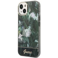 Guess Jungle kolekcija viedtālruņa apvalks iPhone 14 - zaļš