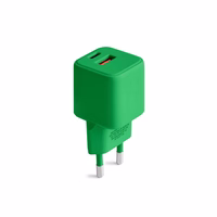 COLORUM wall lādētājs USB-A + USB-C PD 30W CLS30-AC-04 xGreen