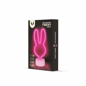 Neon LED on statīvs RABBIT rozā USB-C FSC-10 Forever Light