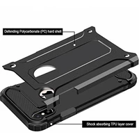 ARMOR viedtālruņa apvalks IPHONE X melns