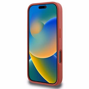 Karl Lagerfeld Stepēts Paraksts Viedtālruņa apvalks iPhone 16 Pro - sarkans