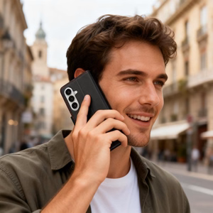 Tech-Protect Maks Maciņš for Samsung Galaxy S26 - melns and sarkans