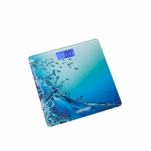 Mesko MS 8156 – digitālie vannas istabas svari, līdz 150 kg, 100 g precizitāte, zili