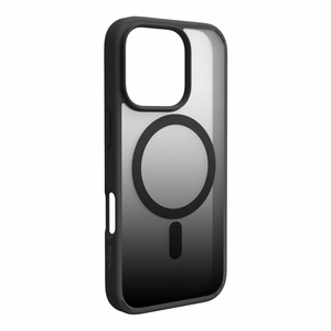 Puro Gradient Magnētiskais silikona viedtālruņa apvalks iPhone 16 Pro - melns