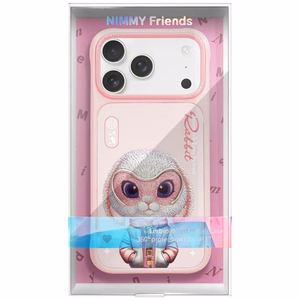 Nimmy Cool&Cute 2.0 Truša apvalks viedtālrunim iPhone 17 Pro - rozā