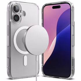 Ringke Fusion Magnētiskais viedtālruņa apvalks iPhone 16 - matēti caurspīdīgs