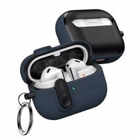 Tech-Protect plāns vāciņš ar āķi Samsung Galaxy Buds 3 / 3 FE / 3 Pro - tumši zils