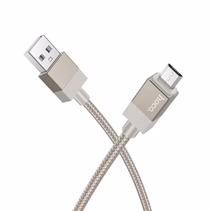 Cable USB A to Micro USB Hoco 2.4A 1m X110 gold