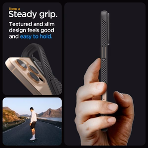 Spigen Liquid Air viedtālruņa apvalks iPhone 16 Pro Max - melns