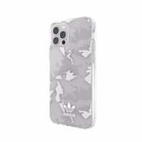 Adidas OR SnapCase Camo iPhone 12/12 Pro caurspīdīgs/balts 43705
