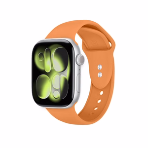 Crong Liquid Apple Watch siksniņa, 38/40/41/42 mm, oranža