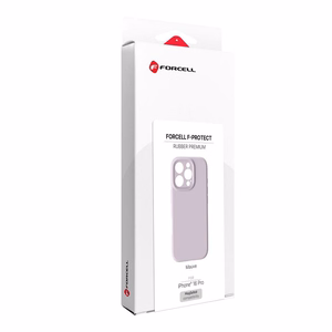 Forcell F-Protect Rubber Premium vāciņš iPhone 16 PRO, saderīgs ar MagSafe, gaiši violets