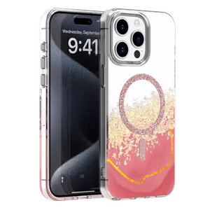 Epoxy Mag maciņš iPhone 14 Pro 6,1" rozā