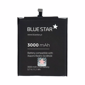 Аккумулятор для Xiaomi Redmi 5A (BN34) 3000 mAh Blue Star