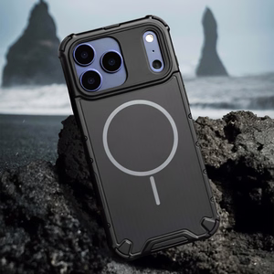 Defender 2in1 Mag maciņš for iPhone 16 Pro Max 6,9" melns