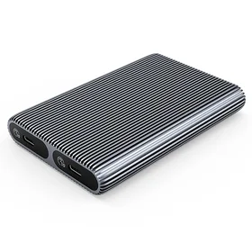 Orico AM2C3-2N divu disku ietvars diviem M.2 NVME USB-C 3.2 10Gb/s diskiem - pelēks