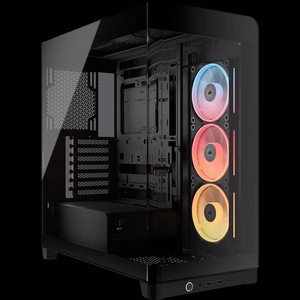 Corsair 4500X LX-R RGB rūdīts stikls vidēja torņa korpuss, melns