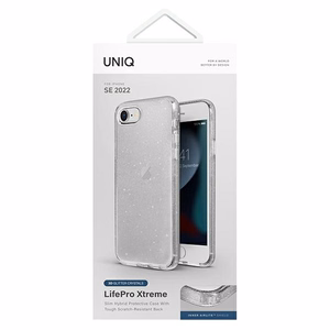 Uniq LifePro Xtreme viedtālruņa apvalks iPhone 7 / 8 / SE 2020 / SE 2022 - caurspīdīgs sudraba