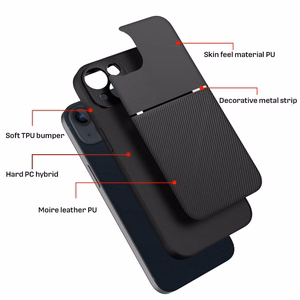 NOBLE Viedtālruņa apvalks IPHONE 16 Pro melns