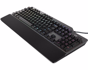 Lenovo Legion K500 keyboard Gaming USB QWERTY US English melns, pelēks