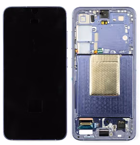 LCD screen Samsung S921 S24 with touch screen and frame Cobalt Violet original (assembled service pack)