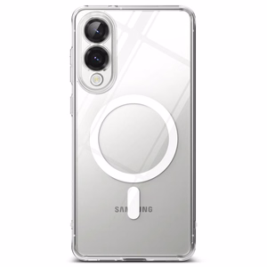 Ringke Fusion magnētiskais viedtālruņa apvalks MagSafe Samsung Galaxy S25 Edge - caurspīdīgs