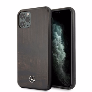 Mercedes Wood Line Rosewood apvalks iPhone 11 Pro Max - brūns