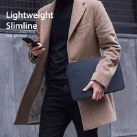 DUX DUCIS apvalks LBDB klēpjdatoram 14-15,4" Horizontāls apvalks gaiši pelēks